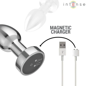 INTENSE - PLUG ANAL 10 VIBRATIONS MÃTAL AVEC TÃLÃCOMMANDE S